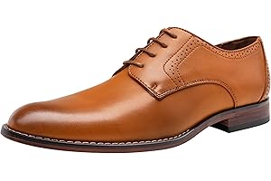 Vostey Men's Dress Shoes Classic Wingtip Brogue Men Oxfords