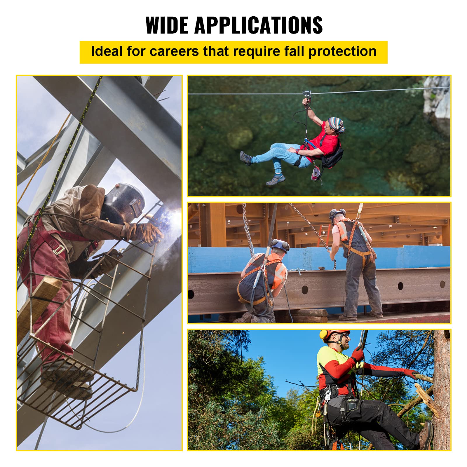 Mua Climbing Rope, Fall Protection Safety Rope, 25 50 100 150ft ...