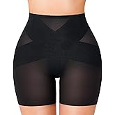 Gotoly Shapewear Tummy Control Mid-Waist Body Shaper Shorts Butt Lifting Panties Shapewear Shorts
