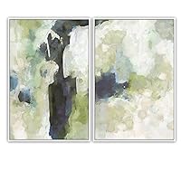 SIGNWIN 2 Piece Framed Canvas Wall Art Minimalism Abstract Style Canvas Prints Home Artwork Decoration for Living Room,Bedroom - 16