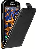 mumbi PREMIUM Leder Flip Case f&uuml;r Samsung Galaxy S3 / S3 Neo Tasche, Schwarz