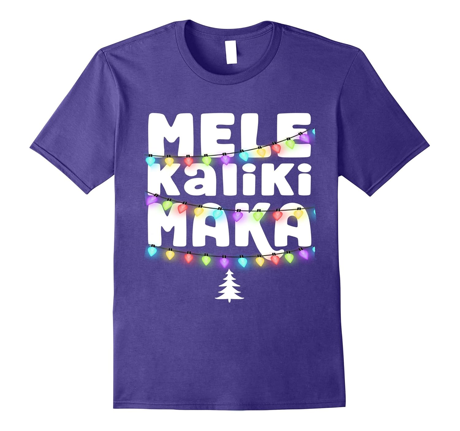Hawaiian Christmas TShirt: Mele Kalikimaka Tee-ANZ