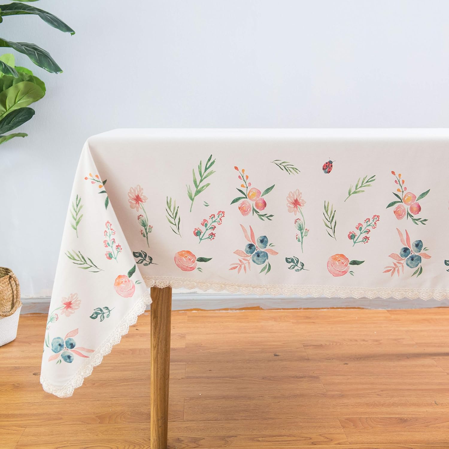 Best floral print party table cloth