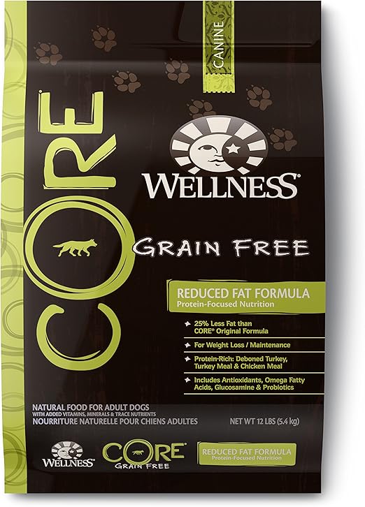 wellness core natural reduced fat dog food
