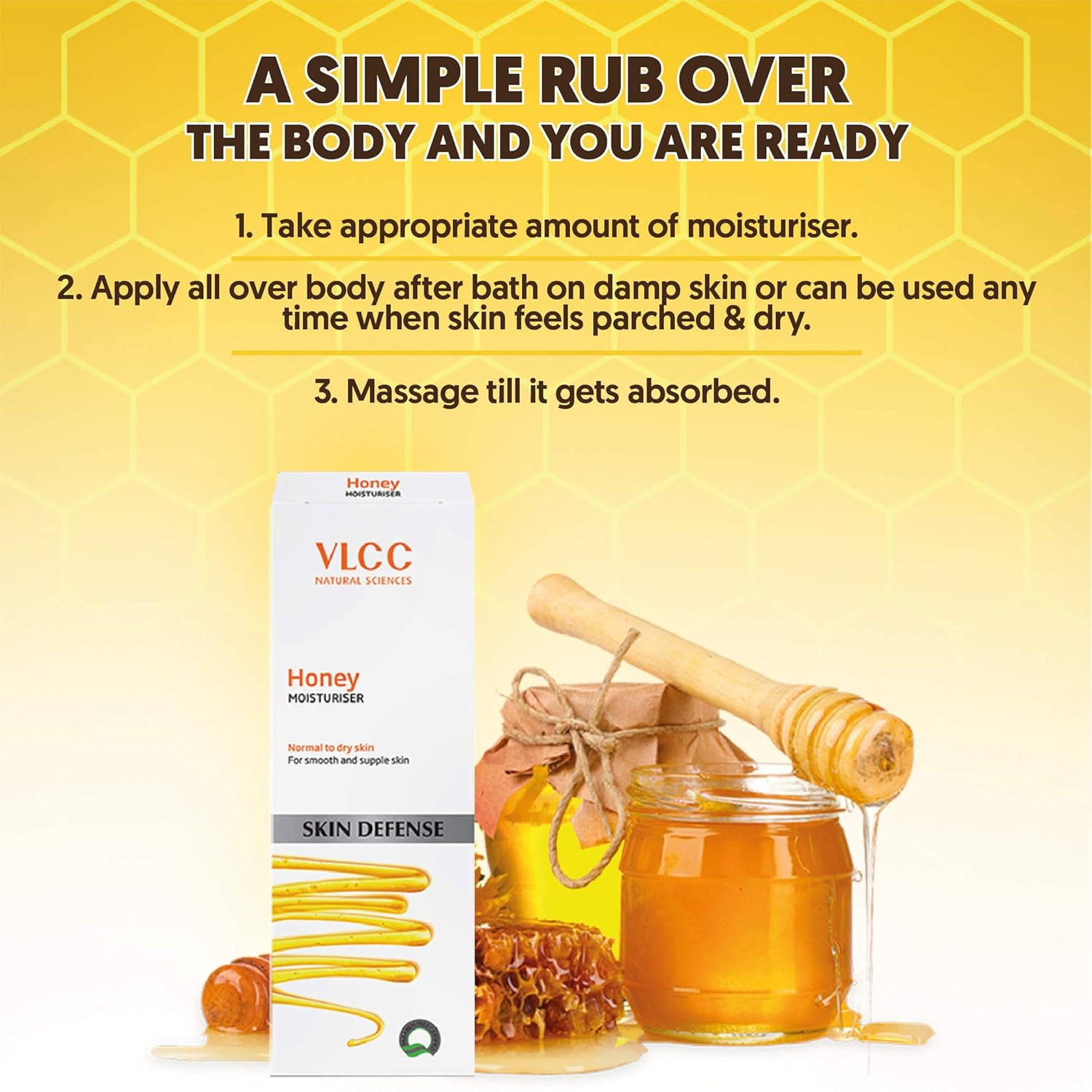 vlcc natural sciences honey moisturiser