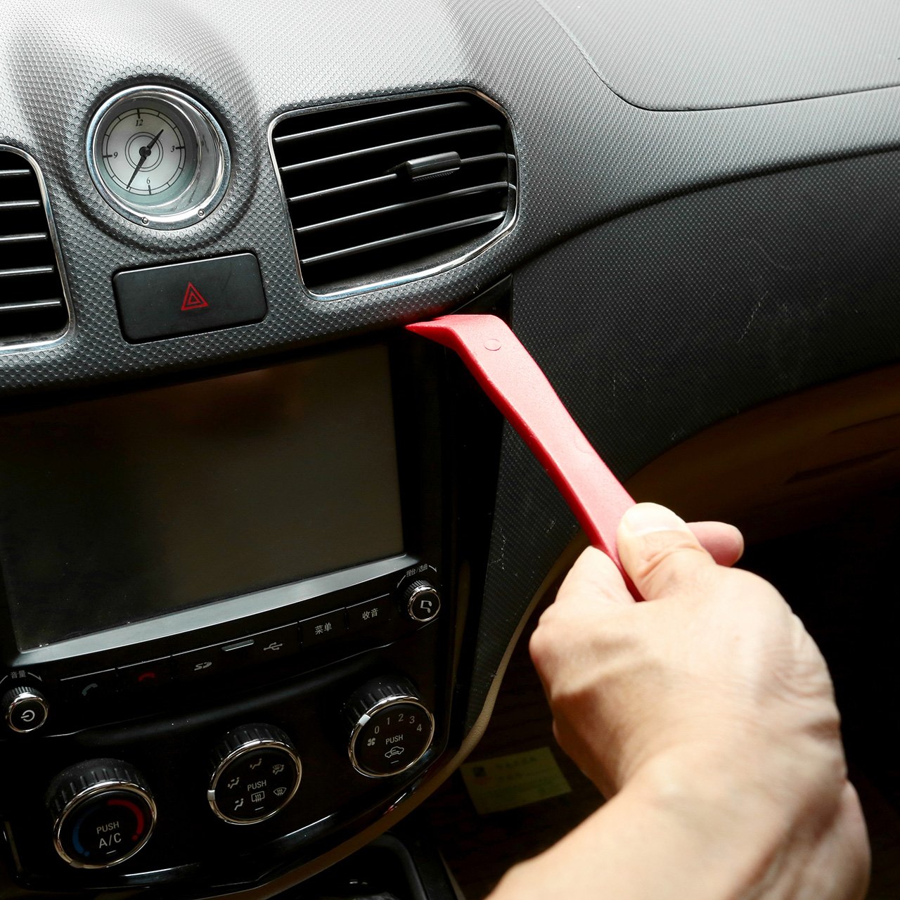 GraceMe Panel Removal Tool 11 pcs - Premium Auto Trim Upholstery Removal Kit - Easiest to Use Fastener Remover Door Trim Molding Dash Panel – The Last Pry Bar Scraper You Will Ever Buy