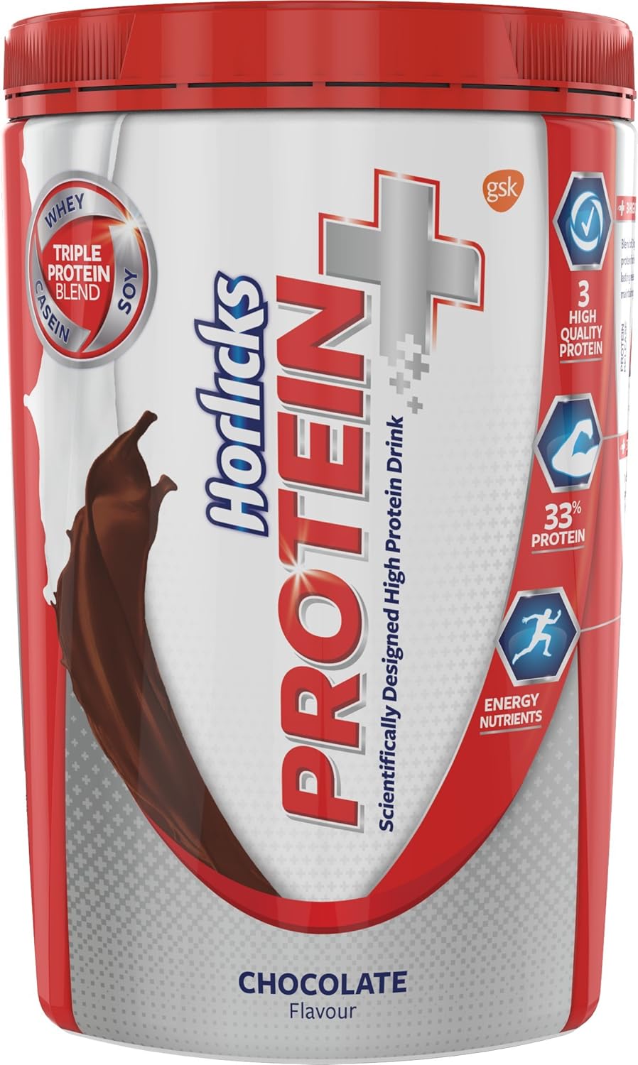 Horlicks Protein+ Health and Nutrition Drink - 400 g Pet Jar (Chocolate)