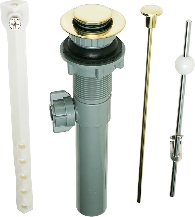 Plumb Pak PP82070PB Lavatory PopUp Assembly, for Use with 11/4 in