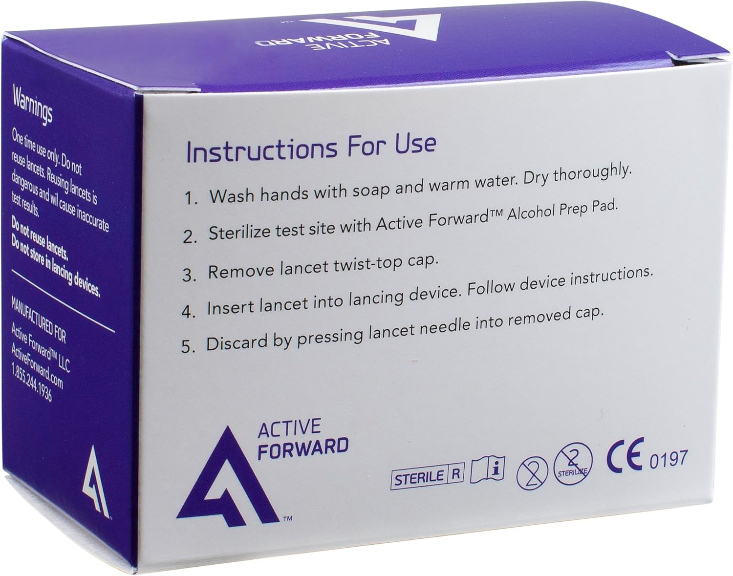 Microlet Lancing Device + 100 Active Forward 30g Lancets: Health & Personal Care