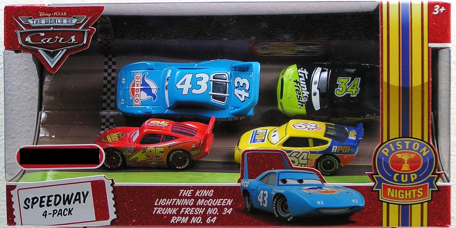 Disney Pixar Cars Target Exclusive Speedway 4 pk Piston Cup Nights with