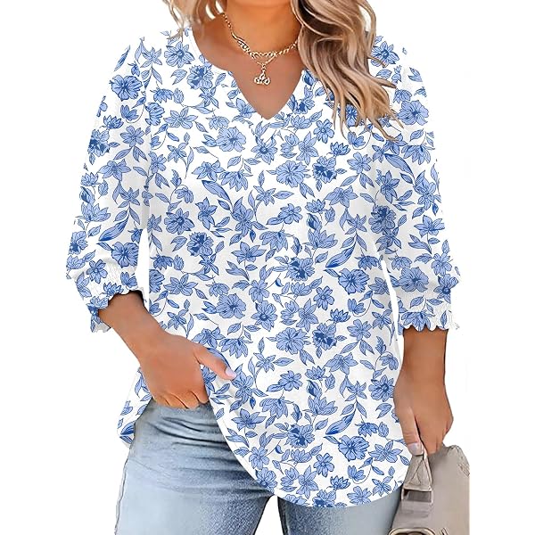 thumbnail interactive-video image 1 of XS-8XL Summer Women's Fashion V-neck Short Sleeve Tops Ladies Floral Flowers Print Blouse Loose T Shirts Plus Size Tops Casual T Shirts  Blouse Tops 643800bc7256a5ccdf5252e4 1 of 12
