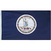 Annin Flagmakers Virginia State Flag USA-Made to Official State Design Specifications, 3 x 5 Feet (Model 145660)