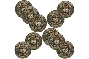Over Par Old Bastards Lot de 10 pièces de monnaie de défi de golf amusantes pour homme, cadeau fantaisie pour golfeurs, amate