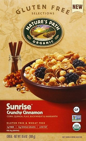 NATURE’S PATH SUNRISE CRUNCHY CINNAMON (CASE OF 12)