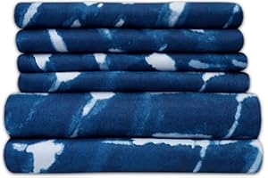 Sweet Home Collection 1500 Thread Count Deep Pocket (6 Piece) Bed Sheet, King, Monroe