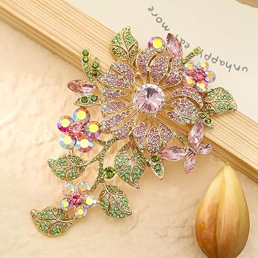 Broche Dorée Style Ruban - Très Chic, 4,9 Cm - Neuf Sans Emballage