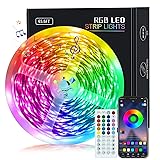 KEELIXIN 65.6ft LED Lights for Bedroom, Music Sync
