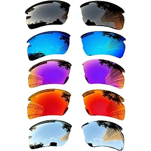 5 Pairs Polarized Replacement Lenses for Oakley Sunglasses