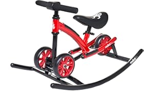 Mobo Cruiser Wobo Rocking Horse Ride On & Baby Balance Bike Red Fits inseams 12-20 inches