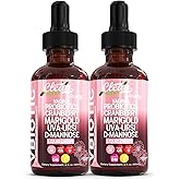 VBiotic Vaginal Probiotic for Women Liquid Drops | Womens Probiotics | Cranberry Uva Ursi Horsetail D-Mannose Prebiotics Marigold & Black Cohosh Vaginal Health Supplement | pH Balance | By Clean Nutra