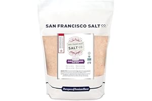 Organic Himalayan Garlic Salt - 2 lb. Extra-Fine Bulk Bag by San Francisco Salt Company