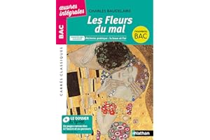 Les Fleurs du Mal de Baudelaire - Carrés Classiques Oeuvres Intégrales (French Edition)