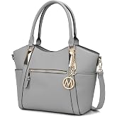 MKF Collection Tote Satchel Handbag for Women: PU Leather Shoulder Bag &ndash; Top-Handle Purse, Ladies Pocketbook By Mia K