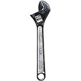 Task Tools 10-Inch Adjustable Wrench, T7910, Carbon Steel