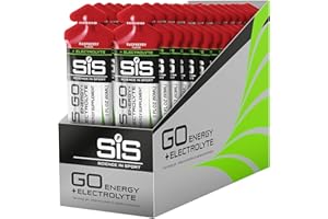 SCIENCE IN SPORT Energy Electrolyte Gels, 22g Fast Acting Carbohydrates, Magnesium Potassium & Sodium to Enhance Hydration, Performance & Endurance Sport Energy Gels, Raspberry - 2 oz - 30 Pack
