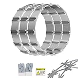 LMYYGOO 345 FT Razor Wire, Concertina Wires, 7