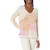 NIC+ZOE Women's Stand Out Sweater – Lightweight Crewneck Pullover With Contrast Trim, Black & White - View #10