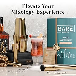 BARE BARREL® Mixology Bartender Kit Bar Set