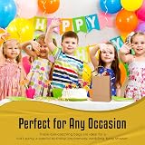 Thepaperbagstore 20 Brown Small Paper Party Bags With Handles 18x22x8cm view 7