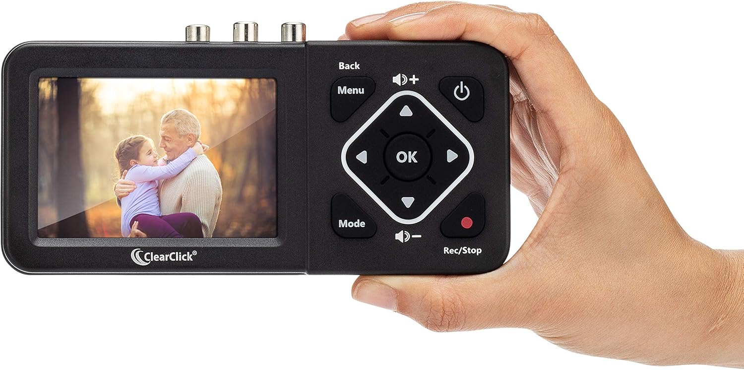 ClearClick Video to Digital Converter 2.0 (Second Generation) - Record Video from VCR's, VHS Tapes, AV, RCA, Hi8, Camcorder, DVD, Gaming Systems (Bundle Edition): Home Audio & Theater