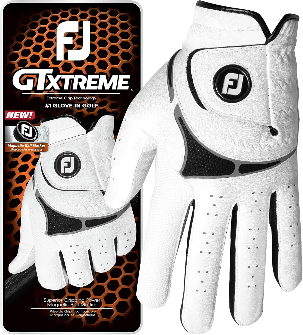 FootJoy GT Xtreme Golf Glove White Left Hand M-L Durable Grip Performance