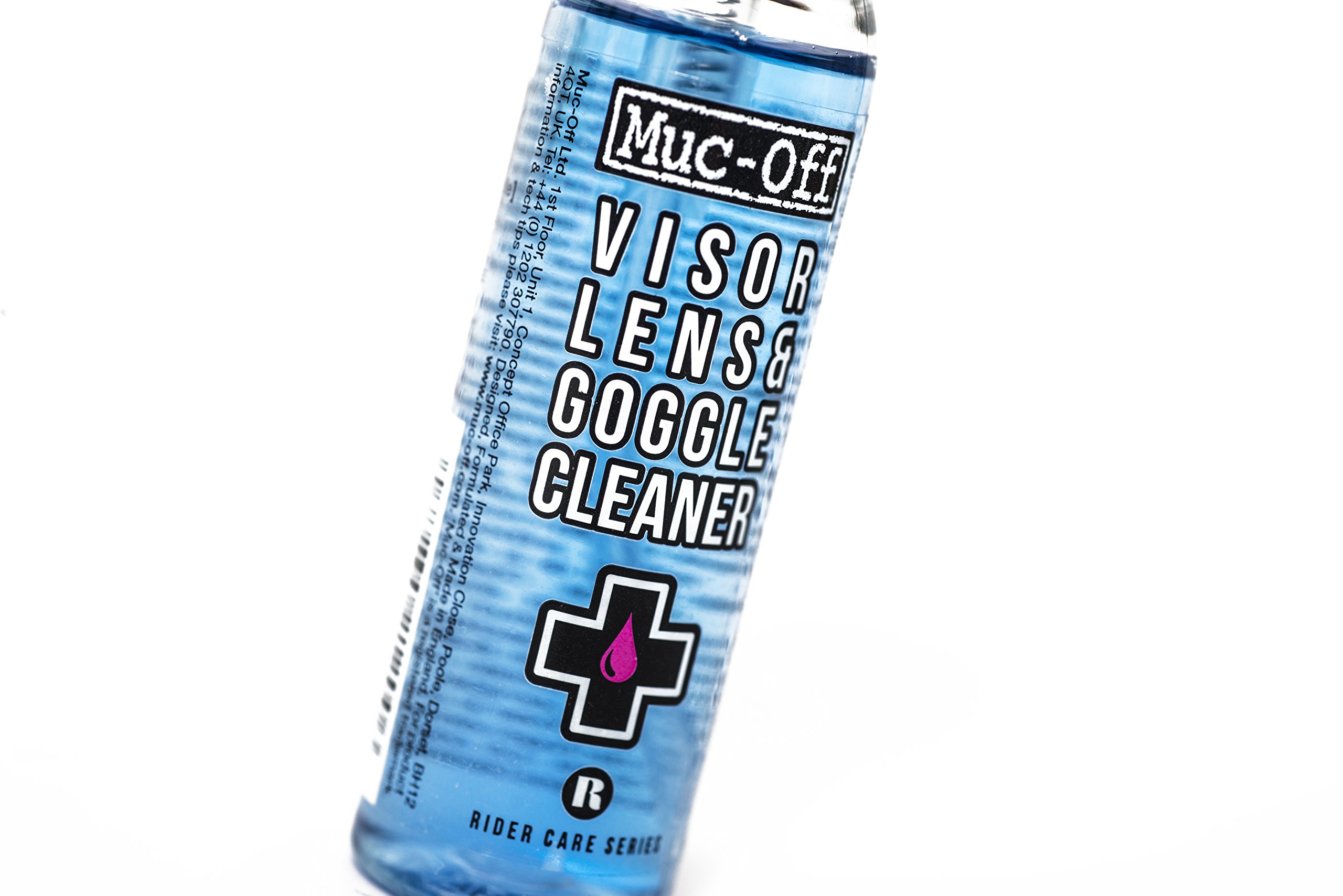 MucOff Helmet, Visor And Goggle Cleaner, 30 Millilitres Antibacterial, Biodegradable Cleaning