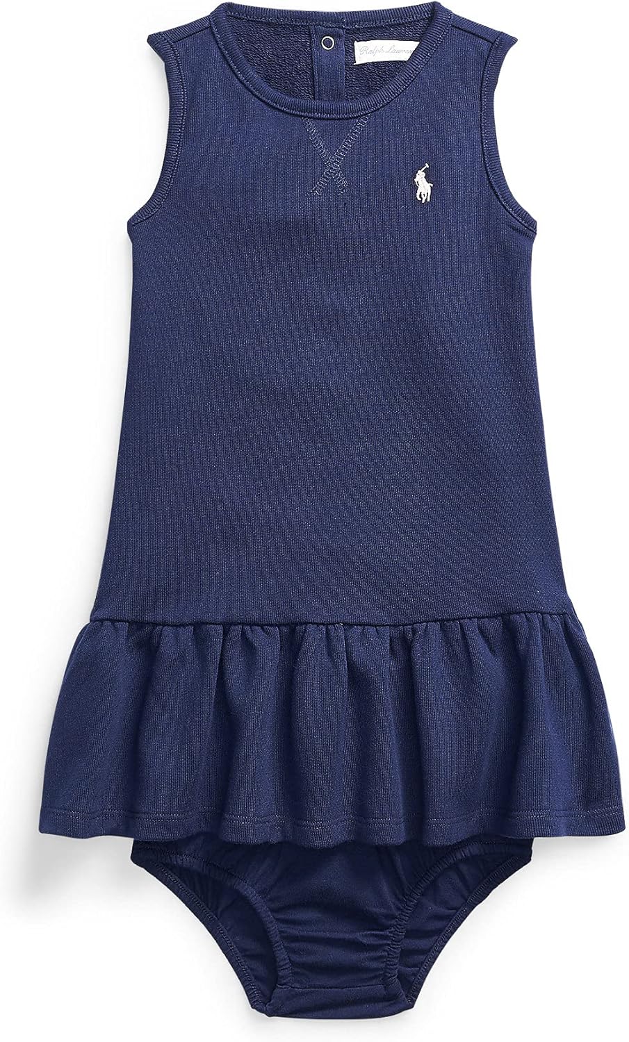 Polo Ralph Lauren Baby Girl French Terry Dress & Bloomer 2