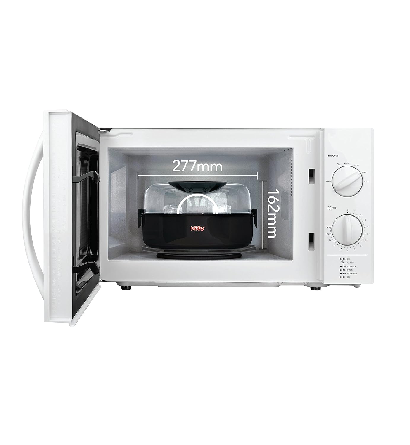 nuby natural touch microwave steam steriliser