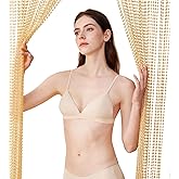 Zoe Jacobs Organic Cotton Bra for Small Breasted Women, Wireless T-Shirt Bra, Seamless Padded Bra for Women