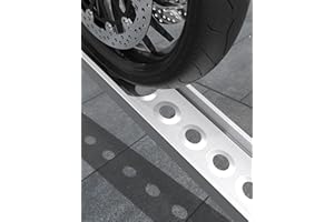 GORKETT Bike Ramp 1PC Truck Ramp 440LBS 77.2*7" Motorcycle Ramp for Pickup Trucks Lawn Mower Shed Trailer Ramp for Tailgat Carts Quad Motorcycle Accessories Alumnium Dirt Bike ATV UTV Metal Car Loading Ramp