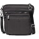 Baggallini Modern Pocket Crossbody Bag for Women, 8.5"x8.5" Handbag Purse with RFID, Lightweight Water-Resistant