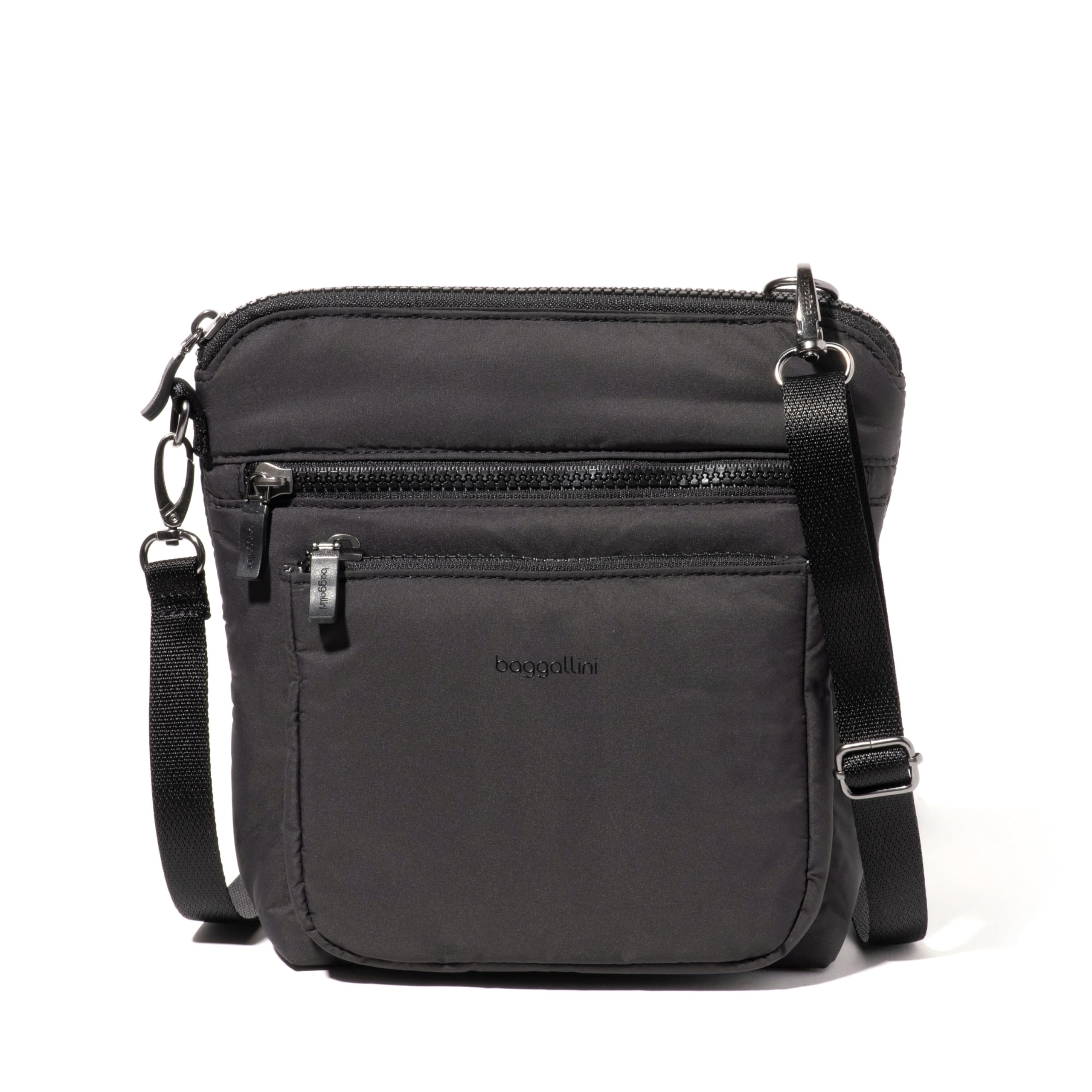 Modern Pocket Crossbody Bag for Women, 8.5"x8.5" Handbag Purse with RFID, Lightweight Water-Resistant Image