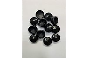 dexierp Protection Force Round Cap for 7/8" 23 mm OD (Pack of 20) Pipe Post Tube End Cover M24 Screw Thread Protectors Flexible Vinyl
