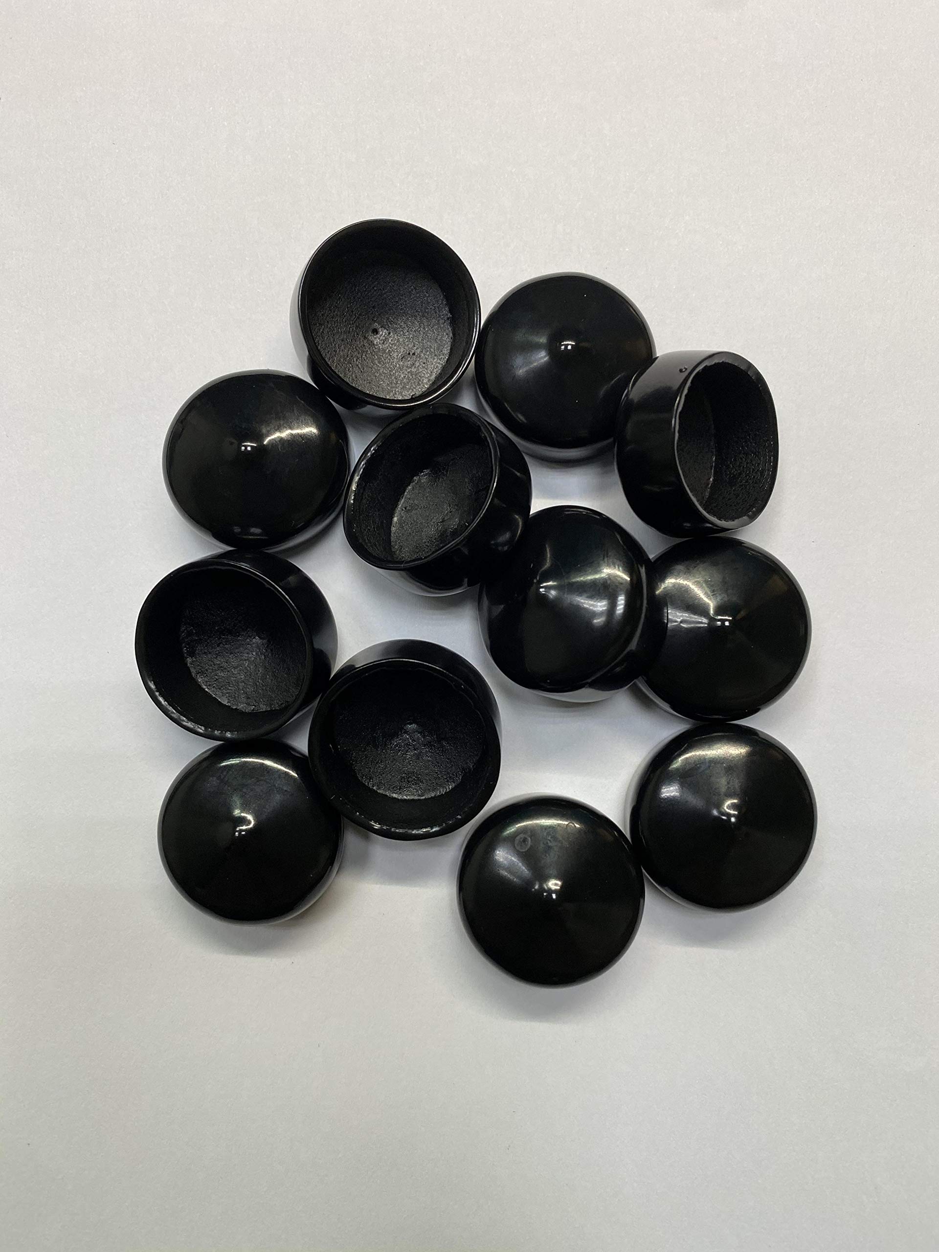 dexierp Protection Force Round Cap for 7/8" 23 mm OD (Pack of 20) Pipe Post Tube End Cover M24 Screw Thread Protectors Flexible Vinyl