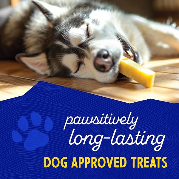 HIMALAYAN DOG CHEW ORIGINAL YAK CHEESE CHEW, PEANUT BUTTER, 1 LARGE STICK, 3.3 OZ, GLUTEN FREE, HEALTHY TREATS, GRAIN & LACTOSE FREE 100% NATURAL, LONG LASTING CHEWS FOR S UNDER 55 LBS