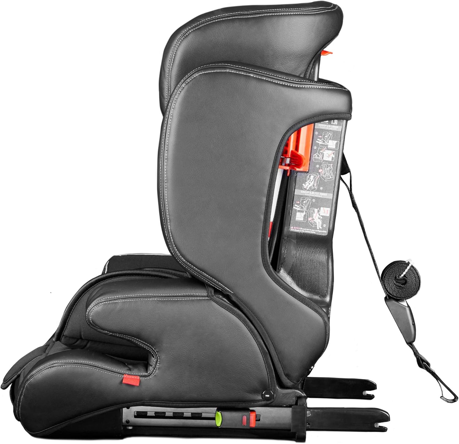 Cozy N Safe Hudson Car Seat Group 1/2/3 9-36kg, ISOFix & Top Tether, 25kg Harness, Forward Facing High Back Booster - Image 4