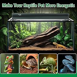 Hygger zoo T5 UVB Reptile Light Fixture Combo Kit