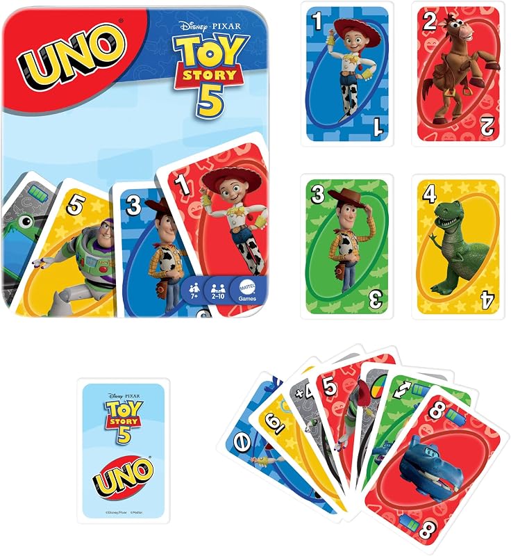 UNO Disney et Pixar Toy Story 5 Jeu de Cartes
