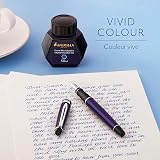 Waterman Fountain Pen Ink Mysterious Blue 50ml Bottle view 3