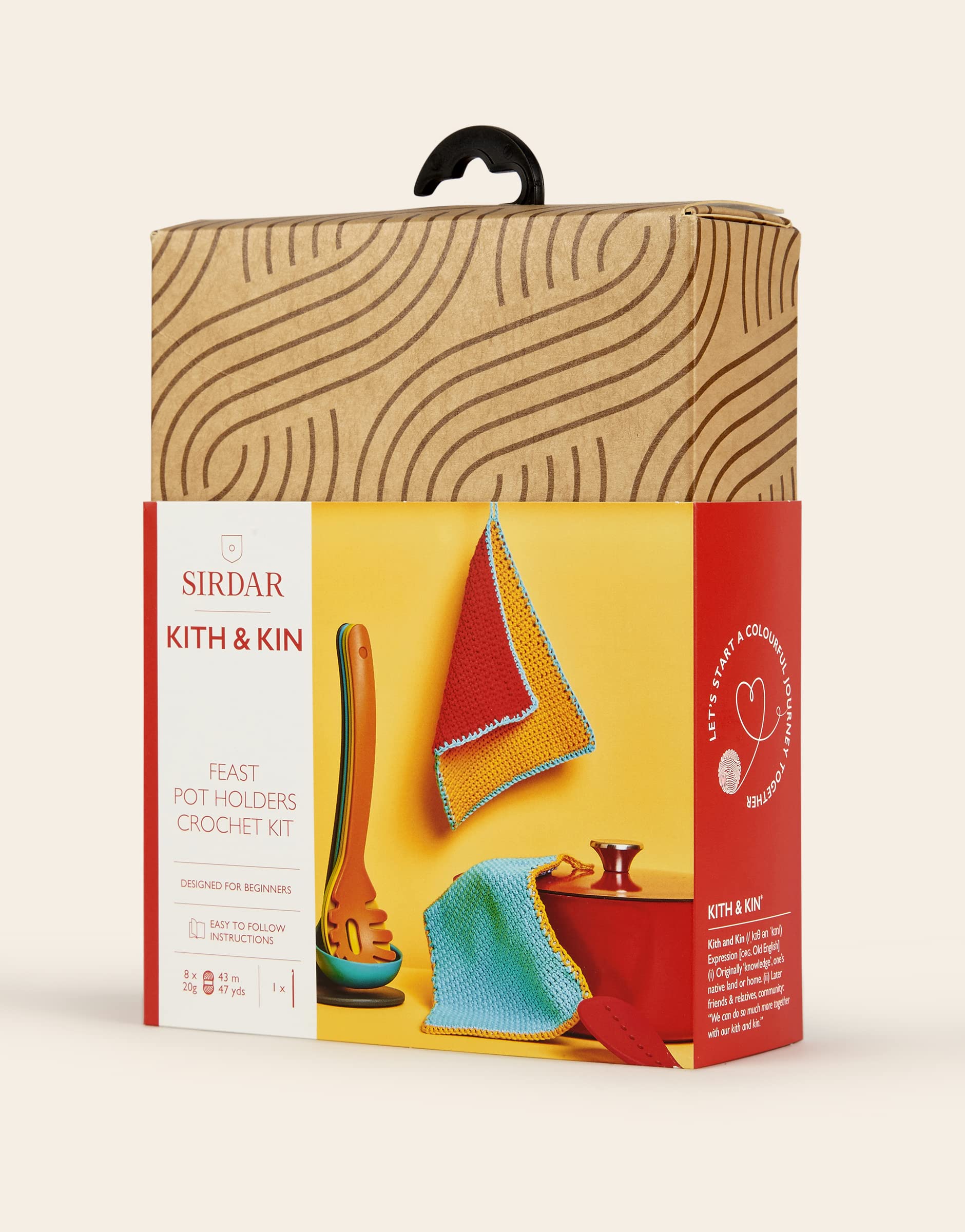 Sirdar Kith & Kin, Feast Pot Holders Crochet Kit